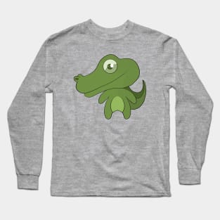 Happy crocodile Long Sleeve T-Shirt